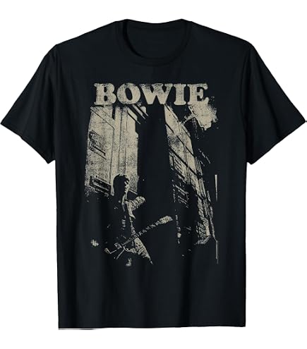 Amazon.com: Official David Bowie Music Rock Star Logo T-Shirt