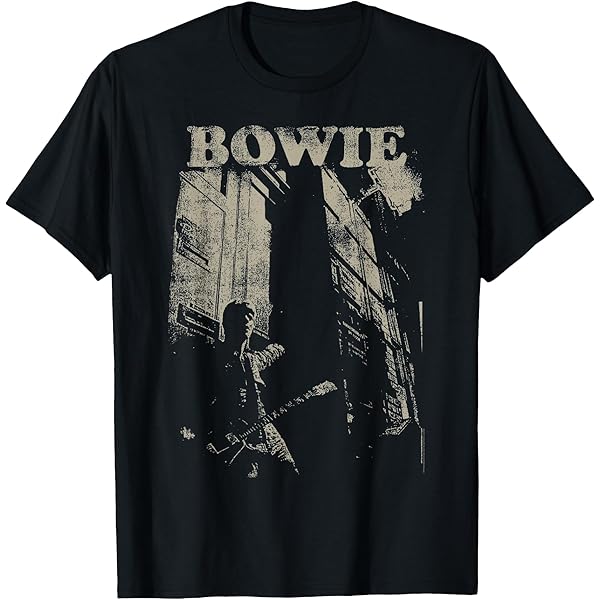 Amazon.com: David Bowie Music Rock Star Logo T-Shirt