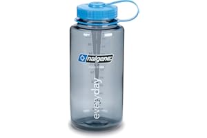 Nalgene Sustain Tritan BPA-Free Water Bottle Made with Material Derived from 50% Plastic Waste, 16 OZ, Wide Mouth