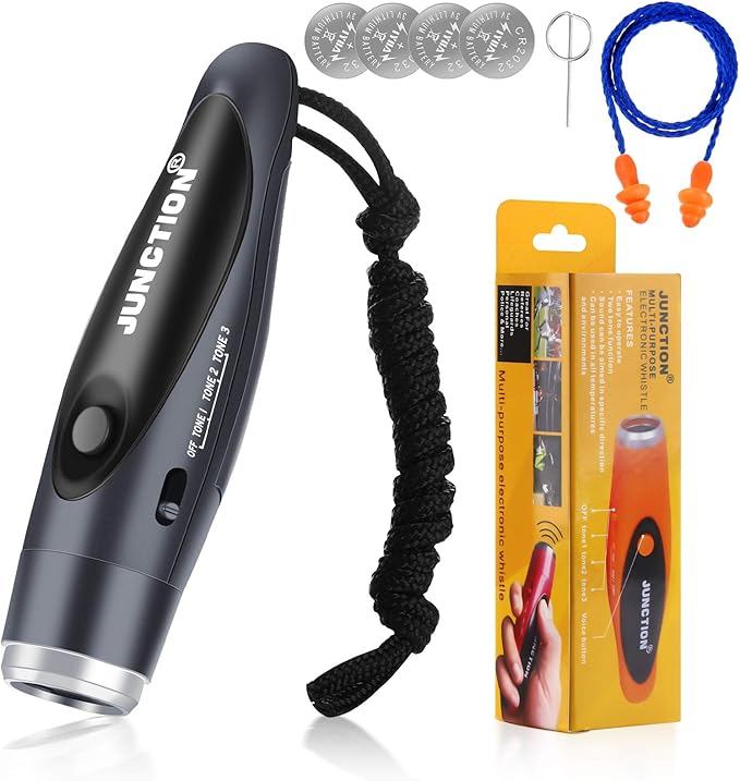 Onlyesh Electronic Whistle, Handheld Electronic Whistles for Referees, 3 Distinct High Volume