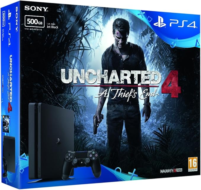 Sony PlayStation 4 500GB with Uncharted 4 Bundle Amazon.co.uk PC & Video Games