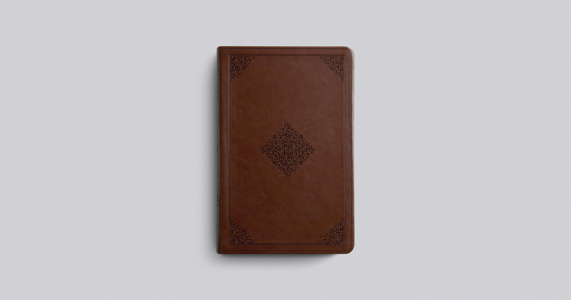 ESV Large Print Value Thinline Bible (TruTone, Tan, Ornament Design)