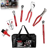 Patravious 2026 NEW Tools 8PCS Battery Service Kit, CR-V Battery Maintenance Kit, Battery Tools,Battery Terminal Cleaner, Car Battery Cleaner Kit, Tools Suitable for Car Repair and Battery Maintenance