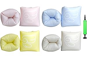 CAMPOTIA Arm Floaties for Kids Pool – Safe Inflatable Swim Aid with Dual Air Chambers & Double Valve | Durable PVC for Swimming | Toddlers & Adults | Cotton Candy Armtube