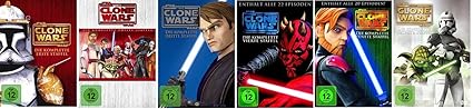 Star Wars: The Clone Wars Staffel/Season 1+2+3+4+5+6 * DVD Set