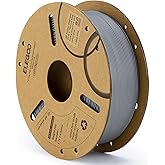 ELEGOO PLA Filament 1.75mm Grey 1KG, 3D Printer Filament Dimensional Accuracy +/- 0.02mm, 1kg Cardboard Spool(2.2lbs) 3D Printing Filament Fits for Most FDM 3D Printers