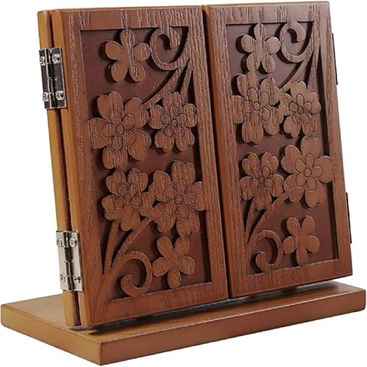 Amazon Co Jp フェリモア 鏡 卓上 三面鏡 卓上ミラー 木製 卓上鏡 扉 化粧鏡 彫刻 角度調整 折りたたみ ブラウン ビューティー