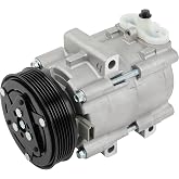 SCITOO AC Compressor fit for Ford for Focus 2.0L 2005-2007 | Fast Cooling, Ultra Low Noise (&le;72 dB)Air Conditioner Compressor with Clutch, Easy Installation, 4L3Z19703AB