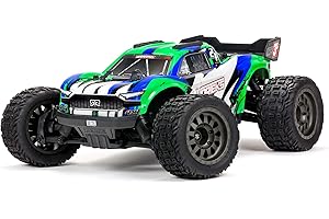 ARRMA RC Truck 1/10 VORTEKS 4X4 3S BLX Stadium Truck RTR (Batteries and Charger Not Included), Green, ARA4305V3T3
