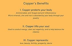 Pure Copper Twisted Tensor Bangle Set 2, Solid