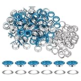 HARFINGTON 100PCS Grommets Eyelets 2/5 Inch
