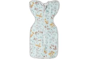 Love to Dream Swaddle UP, Sleep Sack 0-3 Months, Self-Soothing, Improves Sleep, Snug Fit Helps Calm Startle Reflex, Baby Essentials Must Haves Newborn, 1.0 TOG, 8-13 lbs, Safari