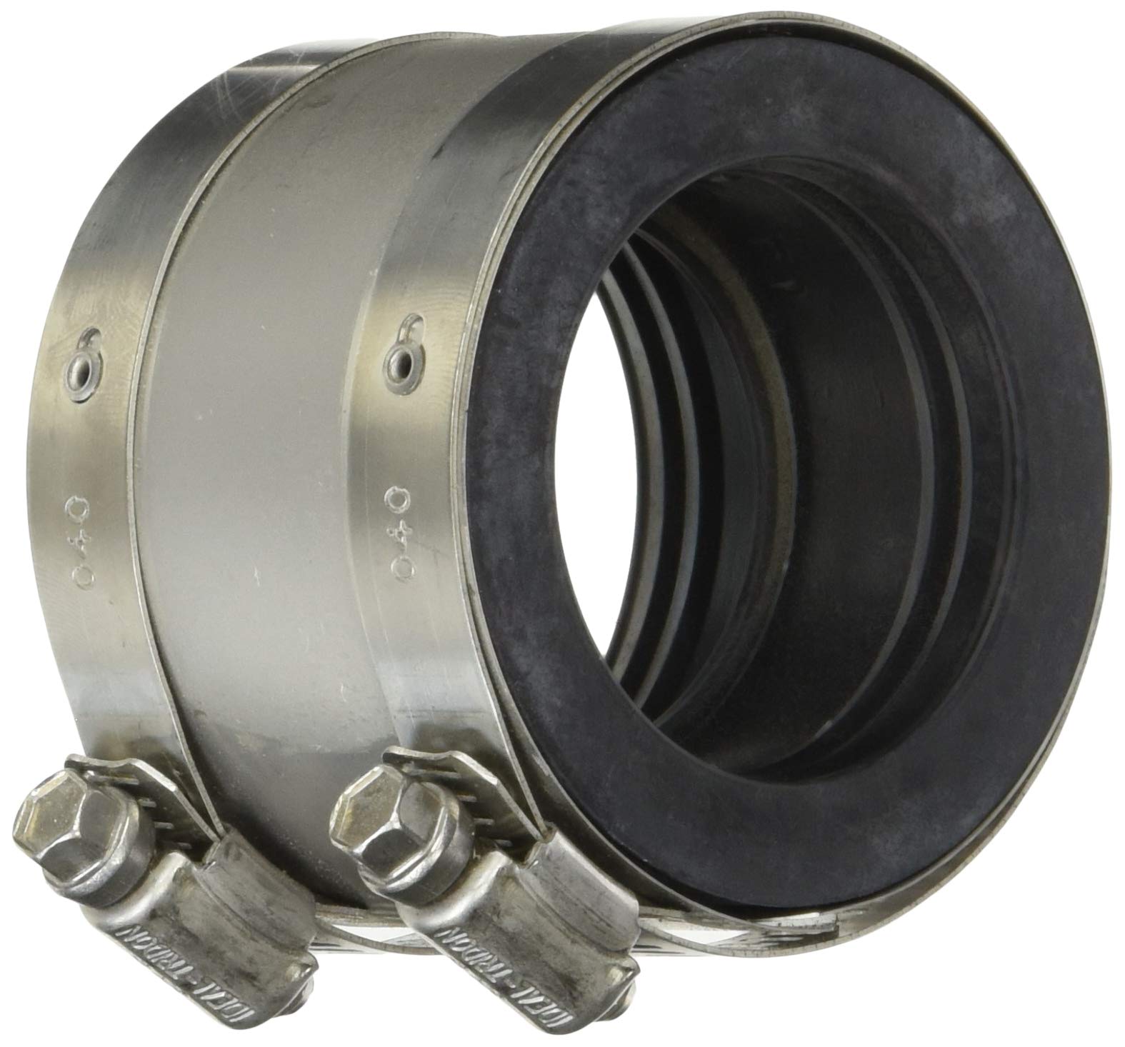 Photo 1 of Fernco Proflex P3000-215 Shielded Pipe Coupling for Cast Iron, Plastic, Steel or Extra Heavy Cast Iron Plumbing Connections