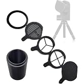 Seestar S50 Dew Shield Premium Accessory Kit, Dew Shield, Dust Cap, Bahtinov Focus mask, Diffraction Spike Masks, Adapter, Best Seestar Accessory Kit (S50PremKitBLACK)