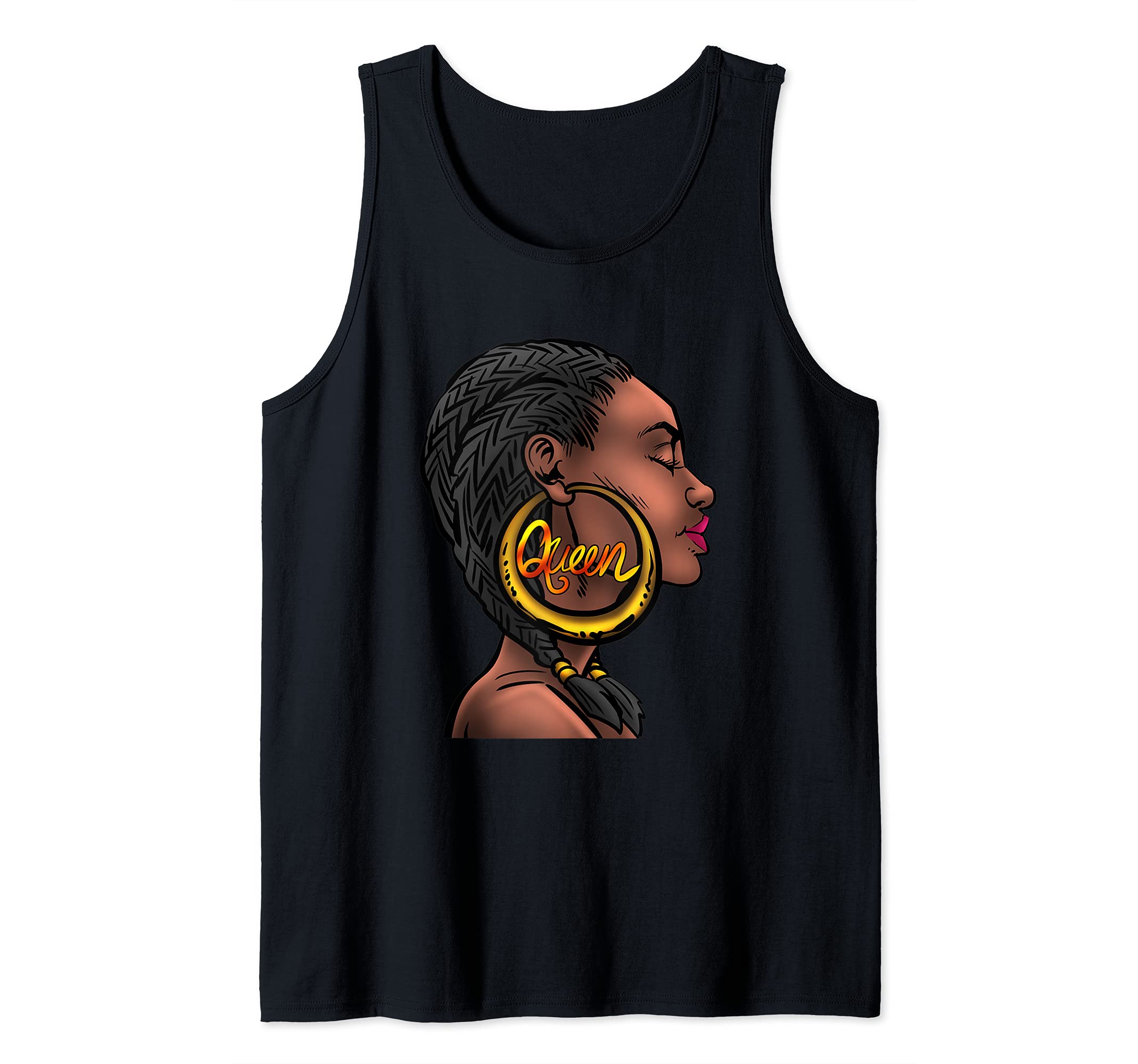 Strong Black Queen Phenomenal Woman Melanin Afro American Tank Top