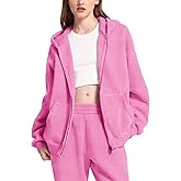 FAIABLE Mens Womens Double Zip Up Hoodie Oversized Acid Wash Hoodie Heavyweight Fleece Cotton Zipper Sweatshirt Vintage