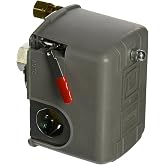 Square D Pumptrol Pressure switch for compressed air compressor 9013FHG12J52M1X 95-125 psi With Unloader &amp; On/Off Lever (Paks)