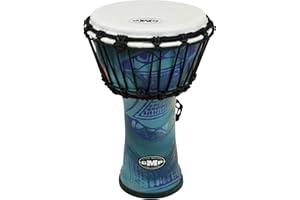 GMP Colourful 7"x12" Composite Djembe (Baliku Blue Sarong, 7")