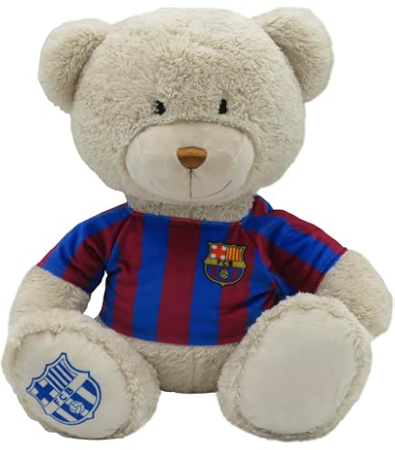 Peluche Oso Panda Real Madrid De 30 Cm – Muñeco Oficial Del Real Madrid – Regalo Para Fans Del Fútbol