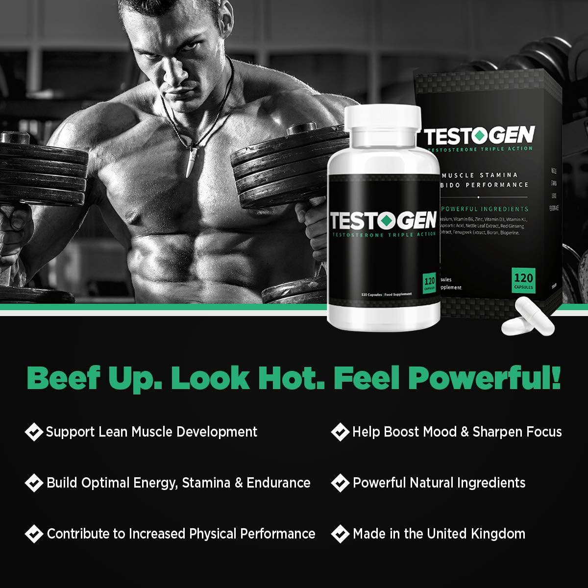 Testogen, Testosterone Booster: Health & Personal Care