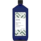 Amazon Brand - Solimo Eucalyptus & Spearmint Scented Foaming Bath with Essential Oils, 34 Fluid Ounce