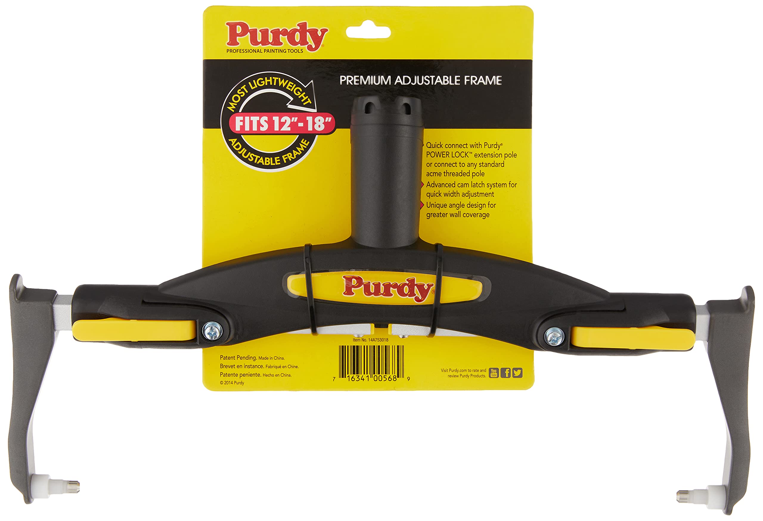 Purdy 14A753018 Adjustable Paint Roller