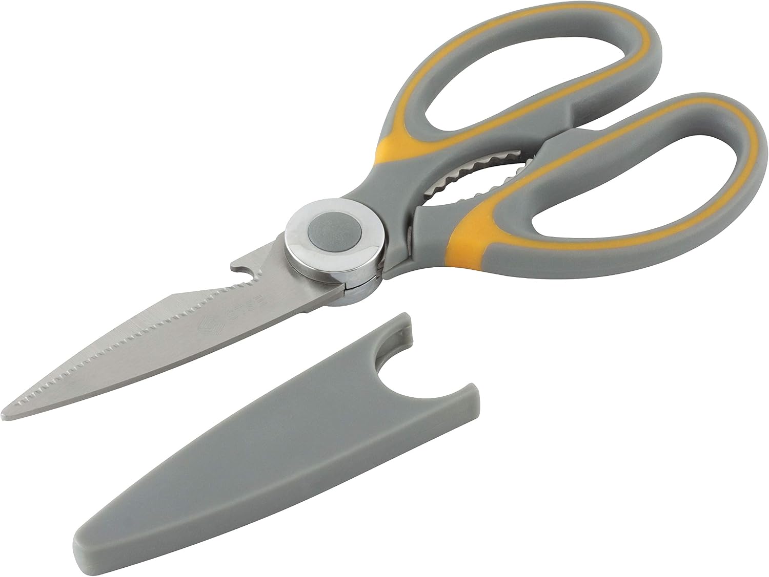 GTSE Heavy Duty Kitchen Scissors, Stainless Steel Blades, Easy Grip Ambidextrous Handles, Dishwasher Safe