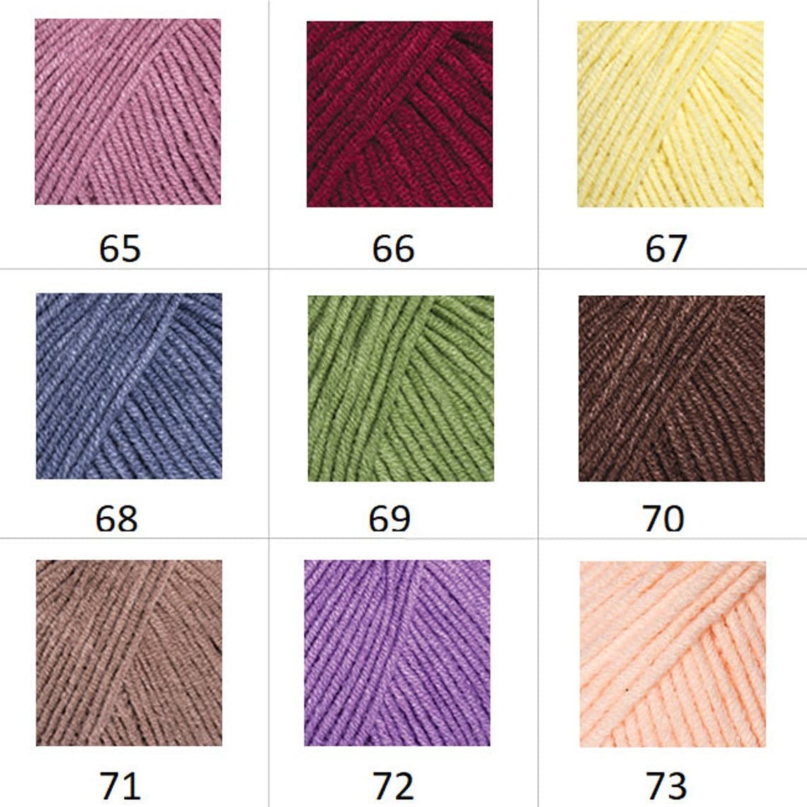 8 skeins YarnArt Jeans, Amigurumi Cotton Yarn, Knitting Yarn, Crochet Yarn, Baby Yarns, Amigurumi