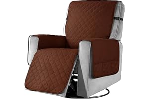 Waterproof Recliner Chair Cover, Nonslip Recliner Cover, Integrated Recliner Cover With Elastic Strap Side, Washable Slipcove