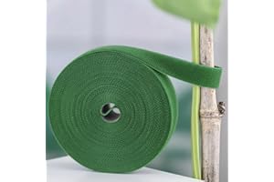 Soft Garden Cable Tie Tape-Reusable,for Climbing Plants Vines With Home Gardening Grips Effective Growing(33FT, Green)