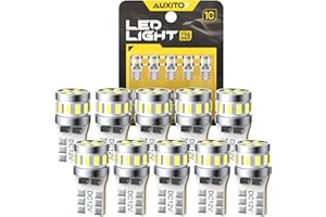 AUXITO 194 LED Bulb 6500K Bright White, Canbus Error Free 168 2825 T10 W5W LED Bulb for Car Dome Door Map Courtesy Trunk Carg