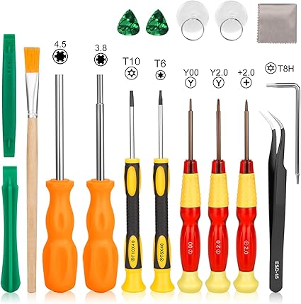 Tournevis Triwing Pour Switch Younik Kit D Outils De Reparation Complet Professionnel 17 En 1 Tournevis Triwing Pour Switch Amazon Fr High Tech
