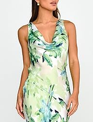 Women's 2025 Summer Satin Backless Elegant Dress