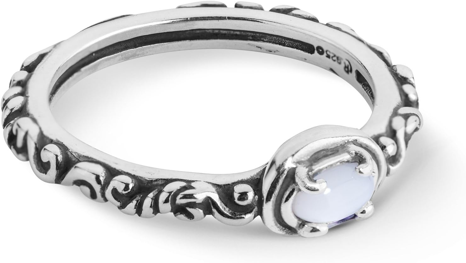 Sterling Gemstone Single Stone Ring Sizes 5 to 10
