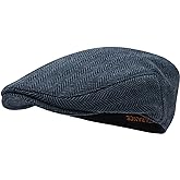 STARANCE Men Hat Wool Blend Newsboy Ivy Tweed Flat Cap