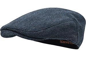 STARANCE Men Hat Wool Blend Newsboy Ivy Tweed Flat Cap