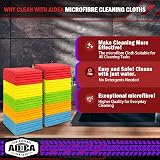 AIDEA Microfiber Cloths 100 Pack 30x30cm Soft Lint Free Absorbent Car view 4
