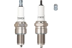 2PK TORCH F7RTC Spark Plug Replace for NGK 5534/BPR7ES V-line-19, for Bosch 7992/WR5DC 4038/WR5DP, for Champion 332/RN7YC 415/RN9YC 818/RN2C,for Denso W22EPR-U/3088, for ACDelco R41CXLS, OEM