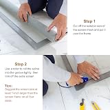 sourcing map 5M Rubber Screen Spline 4mm OD Window Sealing Strip view 5