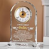 Ghtixsu Crystal Clock Gifts for Doctor, Best Doctor Award Crystal Plaque with Gift Box Packaging, Appreciation/Thank You Gifts for Doctor, Christmas/Retirement/Birthday Gift for Doctor