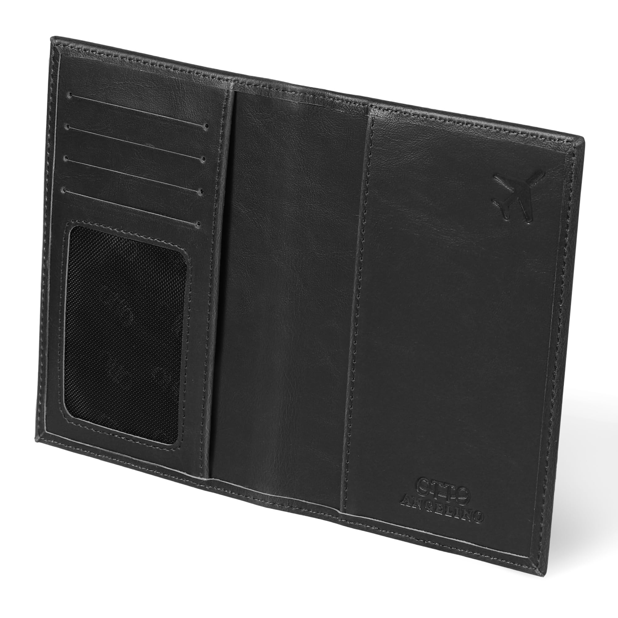 Otto Angelino Leather Passport Wallet - RFID Blocking - Unisex