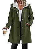 Zeagoo Women's Rain Coat Waterproof Rain Jacket