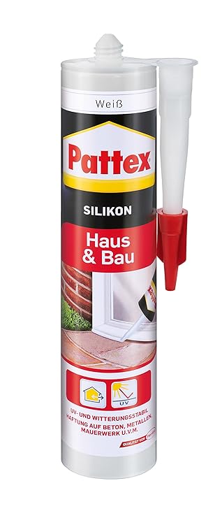 Pattex Haus und Bau Silikon weiß, PFHBW