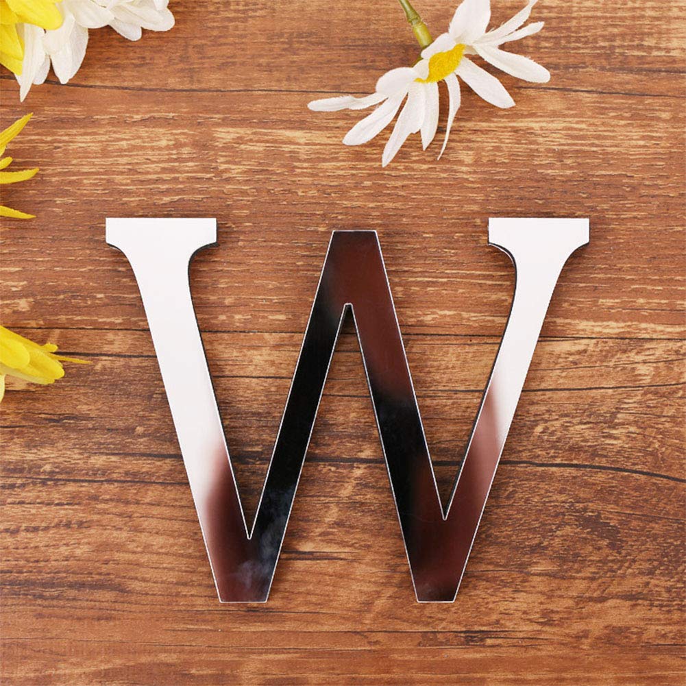 Best 3D Mirror Wall Sticker Letters Diy Art Mural Home Room Decor Acrylic