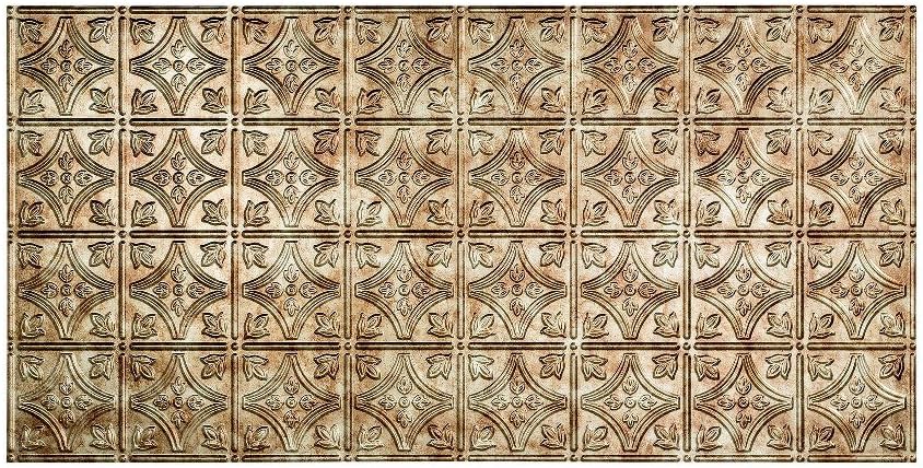 Fasade Easy Installation Traditional 1 Bermuda Bronze Glue Up