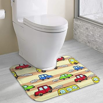Amazon Com Sedan Car Cute Bath Mat Toilet Carpet Doormats Floor