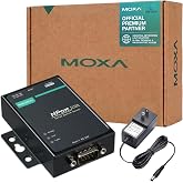 NPort 5110A with Adapter - 1 Port Device Server, US Plug, 10/100M Ethernet, RS-232, DB9 Male, 12-48VDC (Adapter Included)