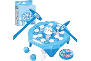 Penguin Ice Board Game - Fun Puzzle Toy to Rescue Penguin Ice Blocks, Penguuin Board Game, Save Penguins On Block | Coordinat