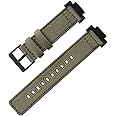 Lijinlan Nylon Strap Compatible with Casio G-shock Watch GW100/GA100/GA120/GA400/GD100/GD110/GD350/ DW-D5500 /DW5600E/ DW6900/DW-9052/GWM5610, Replacement Canvas Band for Gshock