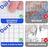 PICK FOR LIFE Galvanized Hardware Cloth Mesh 6Mx20cm 7x7mm Roll view 2